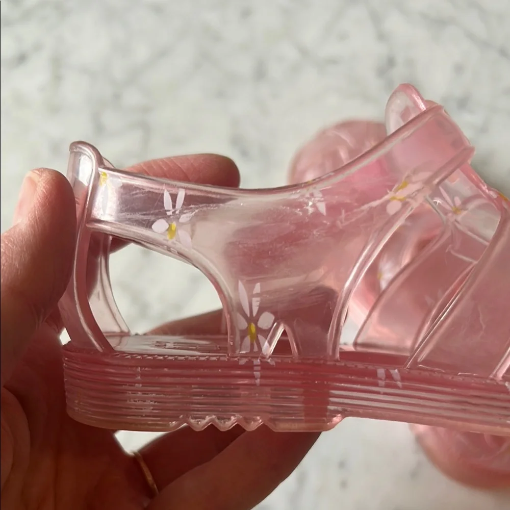 Baby Gap Pink Jelly Kids Sandals size 6